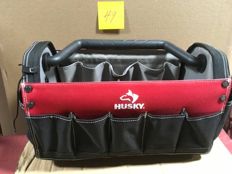 lot 49 image: HUSKY TOOL BAG nt used