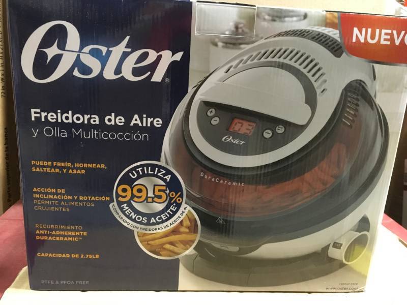 lot 65 image: Oster DuraCeramic Air Fryer Multi-Cooker not used