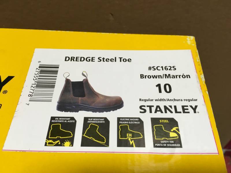 Dredge Steel Toe Work Boot, Brown, 10 