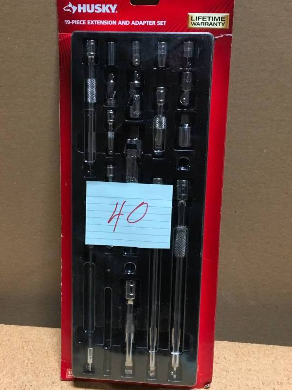 lot 40 image: Husky Accessory Set (19-Piece) in like new condition