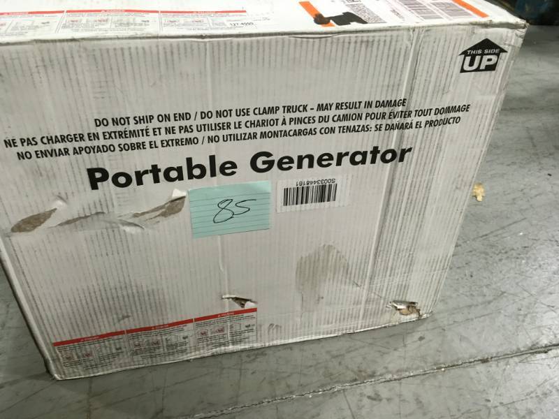 lot 85 image: RYOBI 2,200-Watt Gray Gasoline Powered Digital Inverter Generator in like new condition