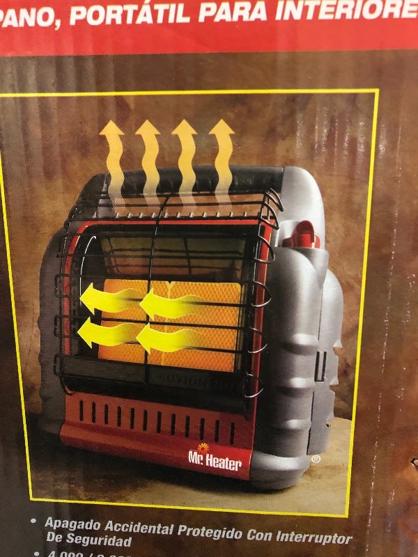 lot 101 image: Mr. Heater  18,000 BTU Portable Radiant Propane Big Buddy Heater not used