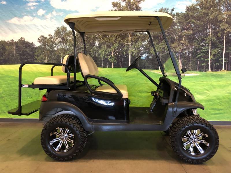 Black Lifted Club Car Precedent 4 Passenger Golf Cart