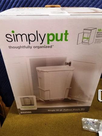 lot 15 image: Simply Put Pullout Waste Bin