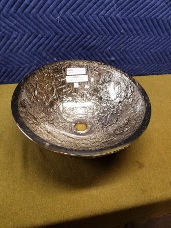 lot 25 image: JSG Oceanna Glass Lavatory