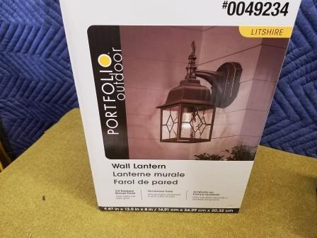lot 48 image: Portfolio Outdoor Lantern