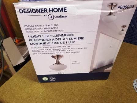 lot 53 image: Designer Home 1 LED Light