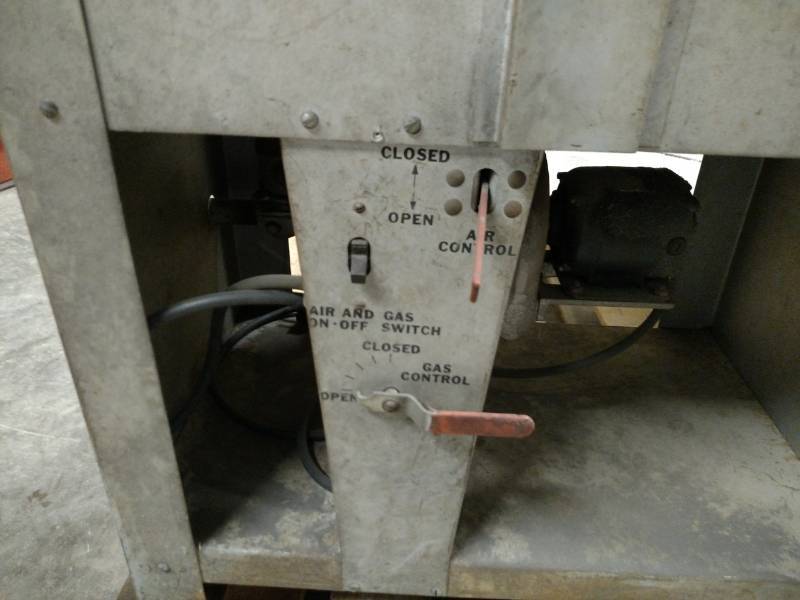 lot 3 image: Johnson Natural Gas Forge, Model 12...