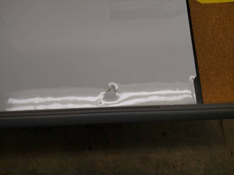 lot 59 image: 48x36 White BoardBulletin Board...