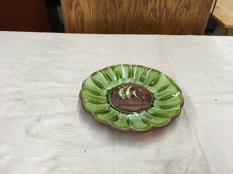 Green Sea World Plate
