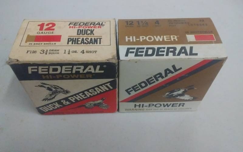 2-Boxes Of 25 Each Federal High Power Shotgun Shells As Shown