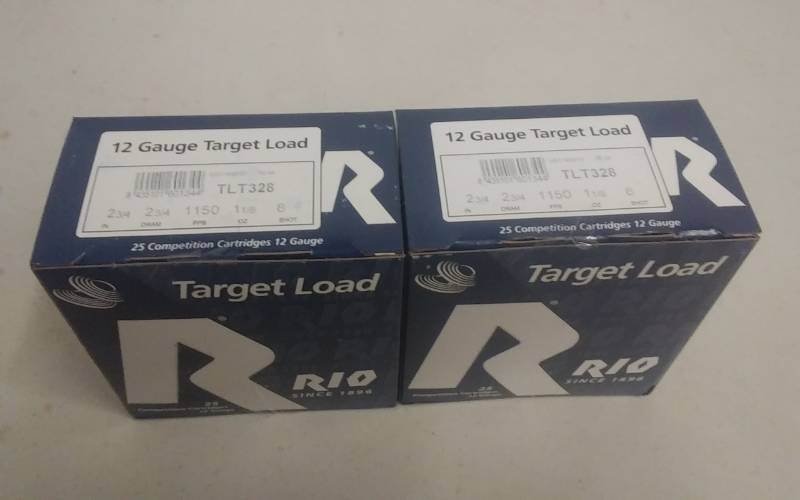2-Boxes Of 25 Each Rio Shotgun Target Load Shells As Shown