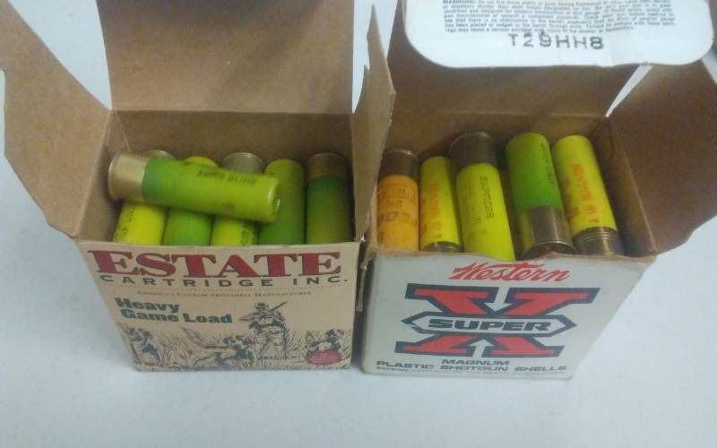 2-Partial Boxes Of Shot Gun Shells As Shown