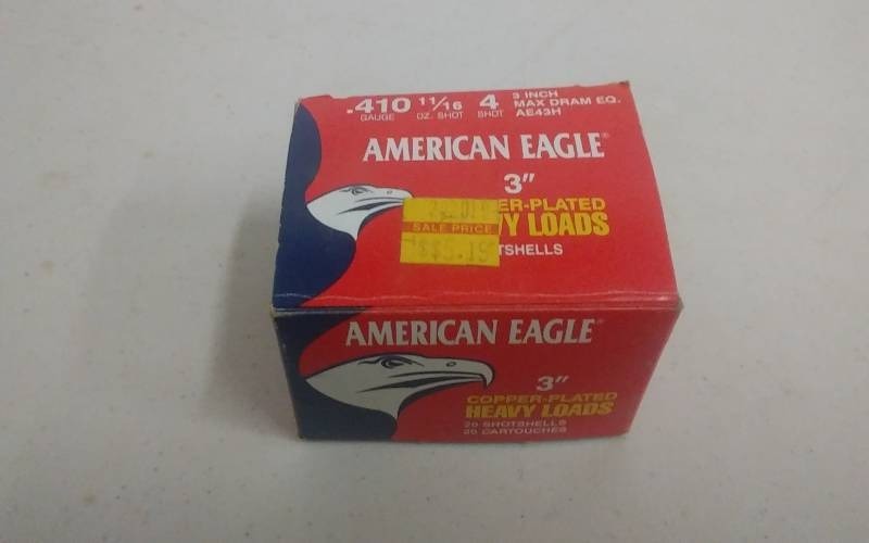 Box Of American Eagle .410 Shells Heavy Load As Shown