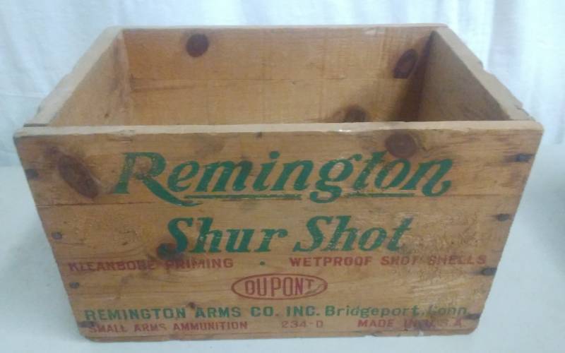 Wood Ammo Box From Remington Shur Shot.