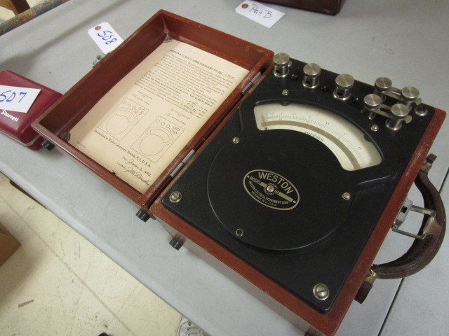VINTAGE WESTON AMMETER
