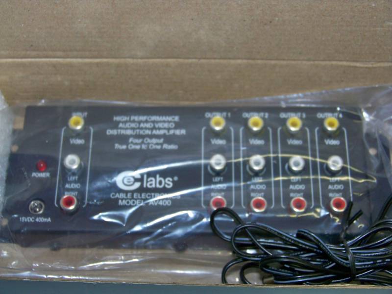 lot 60 image: ce Labs, High Performance, Composite AV Distribution Amplifier - in Original Box
