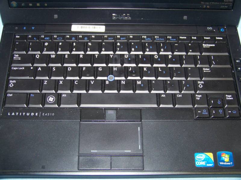 lot 62 image: Dell, Latitude, Laptop Computer with Power Cord