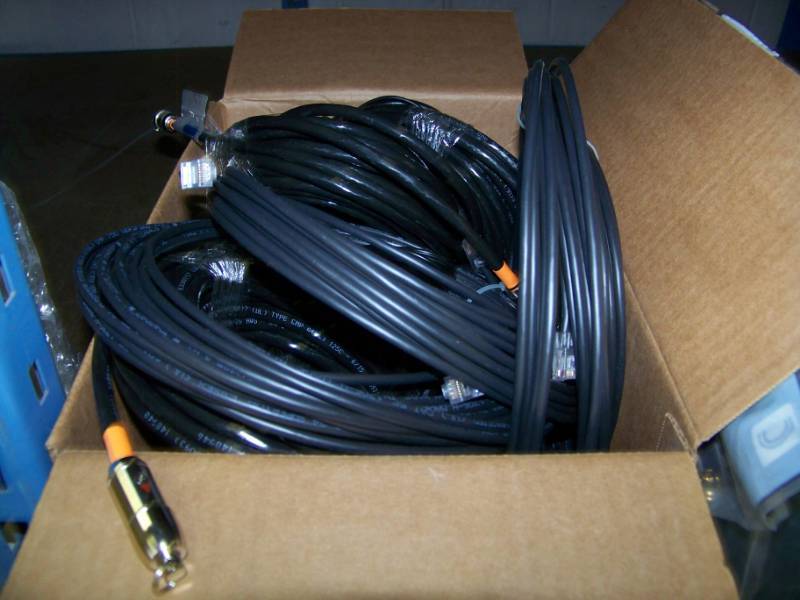 lot 50 image: (LARGE LOT - 8 Wide Shelf) Miscellaneous Professional Audio & Video Cables - MANY New in Packaging