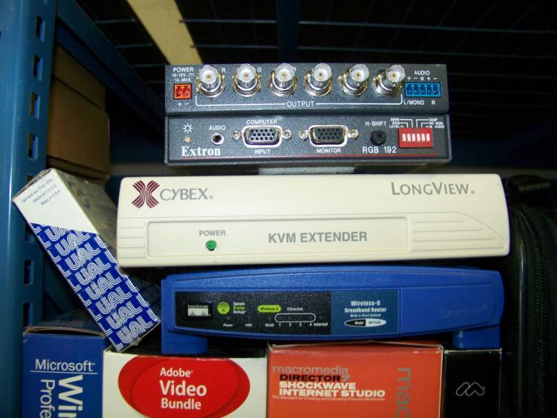 lot 48 image: (LARGE LOT - 8 Wide Shelf) Miscellaneous Professional Audio & Video Parts, Components and Accessories