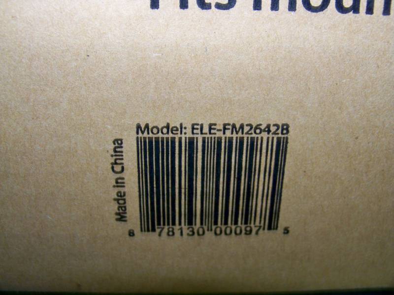 lot 25 image: Electrograph, Universal Flat Mount - TVMonitorDisplay Wall Mount - NEW in Box