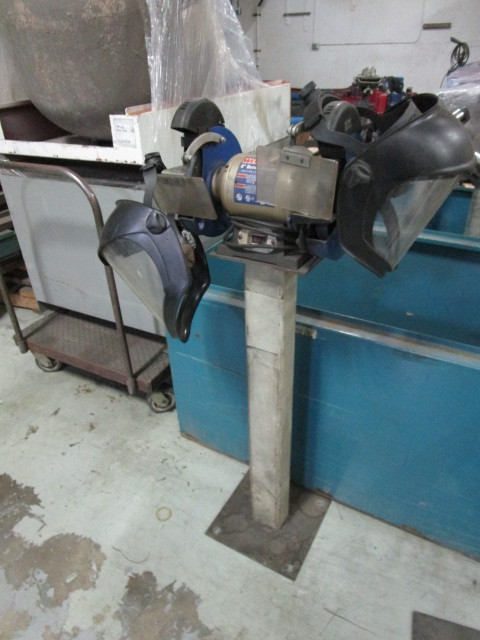 Westward 8 Bench Grinder On Pedestal Manufacturing Surplus K Bid