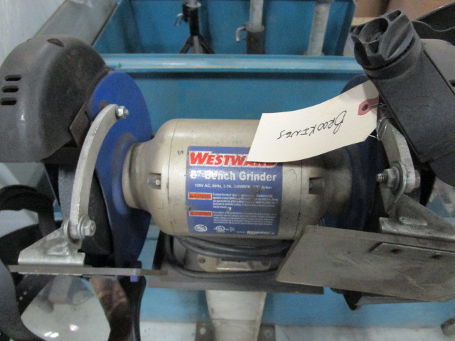 Westward 8 Bench Grinder On Pedestal Manufacturing Surplus K Bid