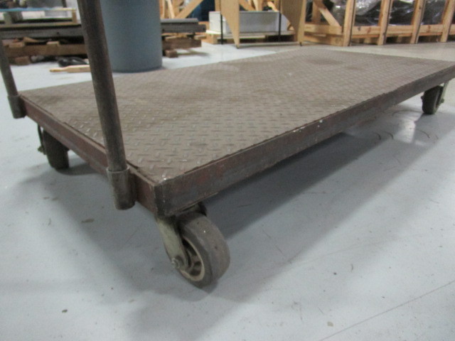 lot 35 image: 2 12 x 5 Metal Shop Cart