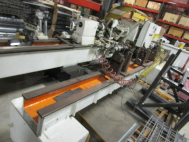 lot 72 image: Shop Built Pneumatic Center Drill Jig