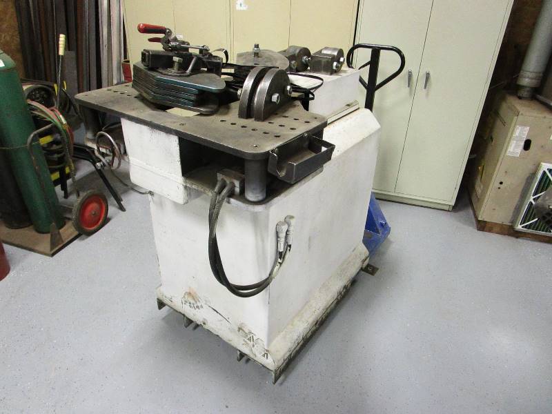 lot 80 image: Shop Built Square Tubing Bender