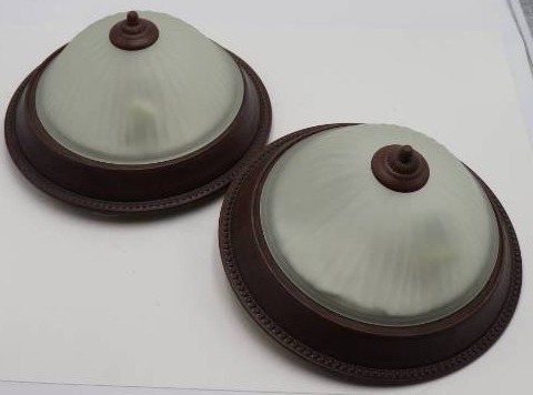 lot 9 image: (2) 12 Ceiling Light