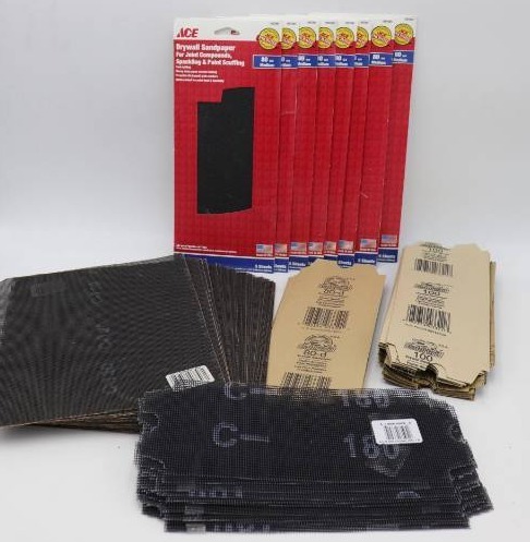 lot 49 image: Lot of Drywall Sandpaper