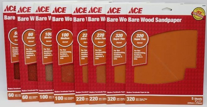 lot 50 image: Lot of Barewood Sandpaper