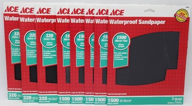 lot 61 image: Lot of Waterproof Sandpaper