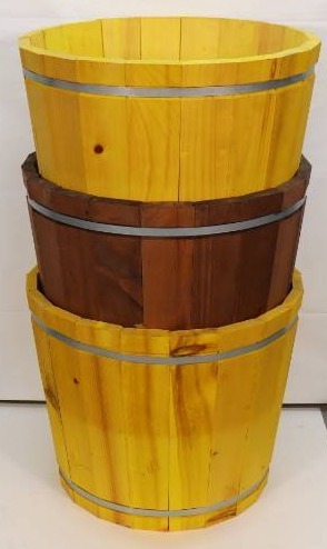 lot 25 image: 3 New 19 Wide x 16 Tall Planters