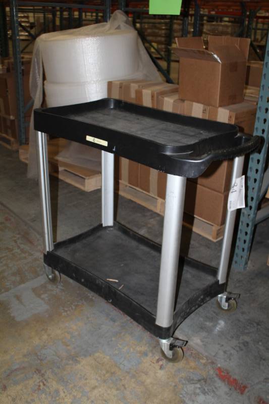 lot 34 image: 2-Tier Utility Cart