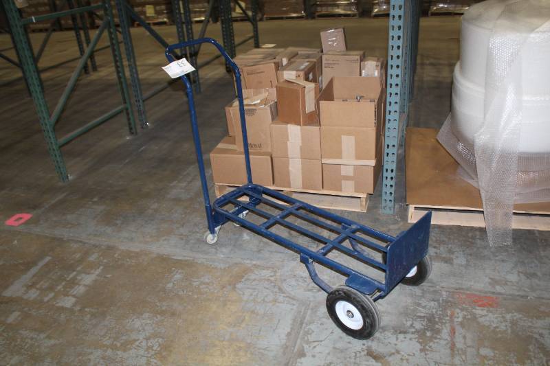 lot 33 image: Uline Convertible 4-Wheel Hand Truck