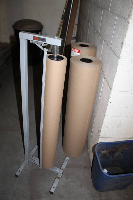lot 45 image: Uline 50lb. Kraft Paper with Mount