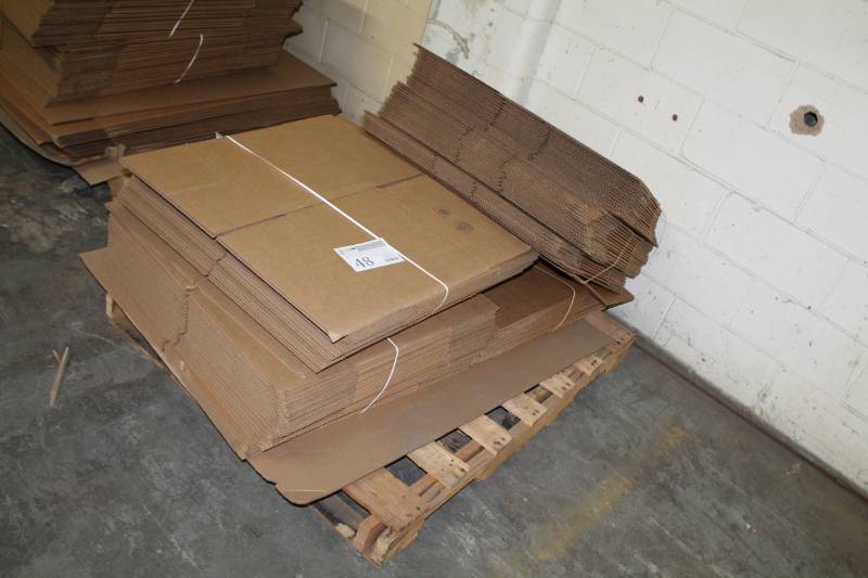 lot 48 image: Uline Carboard Box Flats