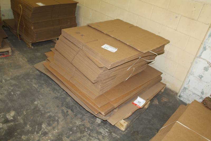 lot 49 image: Uline Carboard Box Flats
