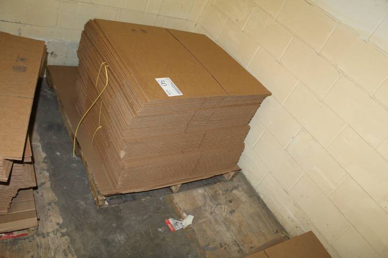 lot 50 image: Uline Carboard Box Flats