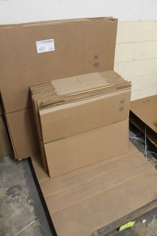 lot 60 image: Uline Carboard Box Flats
