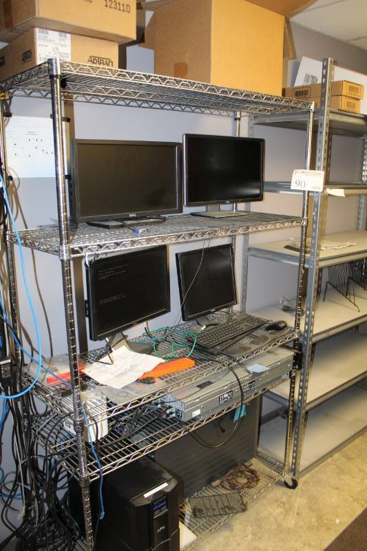 lot 90 image: Metro Style NSF 6-Shelf Shelving Rack