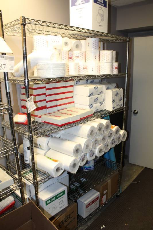 lot 86 image: Metro Style NSF 6-Shelf Shelving Rack