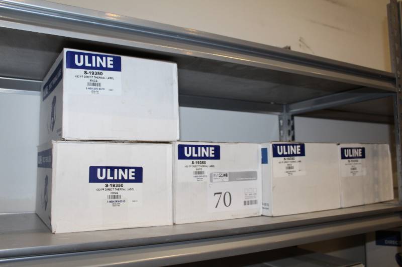 lot 70 image: Uline 4x3 FF Direct Thermal Labels