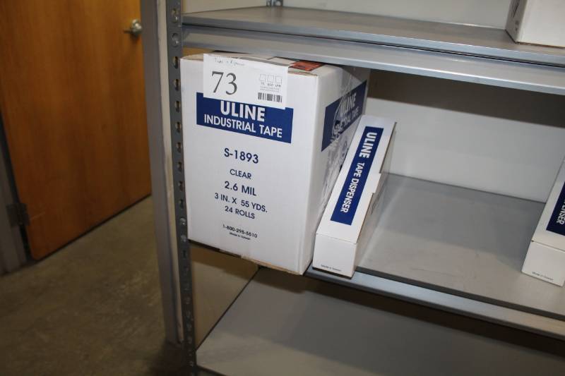 lot 73 image: Uline Industrial Tape Dispenser, Industrial Tape