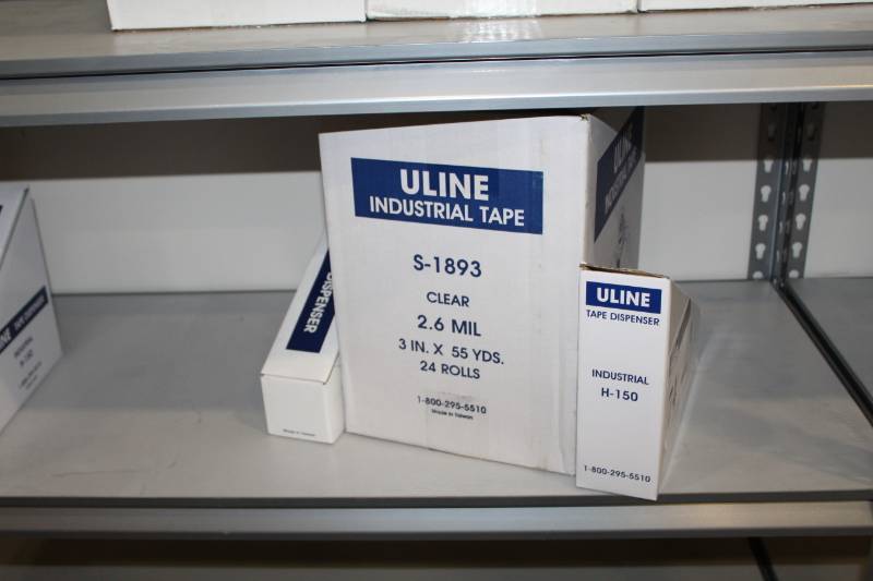 lot 74 image: Uline Industrial Tape Dispenser, Industrial Tape