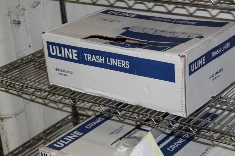 Uline Industrial Trash Liners - 95 Gallon, 2.5 Mil, Black S-12615 - Uline