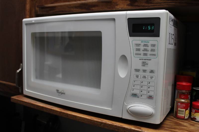 whirlpool microwave old