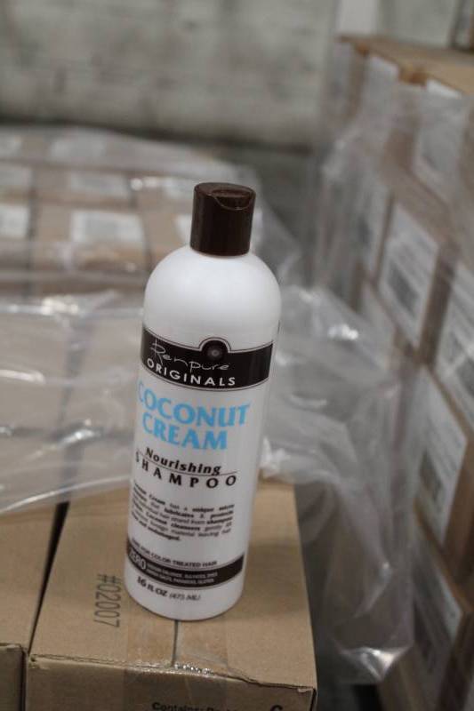 lot 223 image: Boxes of Renpure Originals Cocoanut Cream Nourishing Shampoo